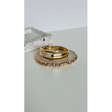 BRACELETE VASADO DOURADO