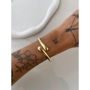 BRACELETE GOTA P DOURADA