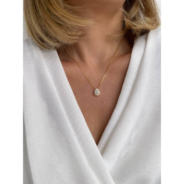 COLAR GOTA ZIRCONIA...