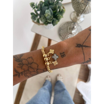 PULSEIRA TREVO ZIRCONIA