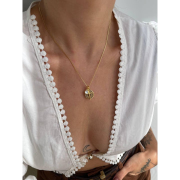 COLAR PAI NOSSO DOURADO