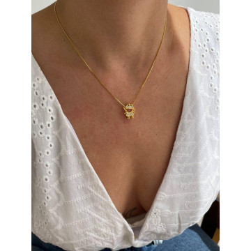 COLAR MENINA DOURADO