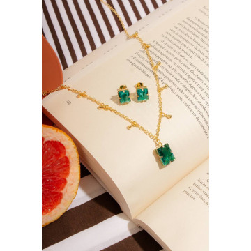 CONJUNTO PEDRARIA VERDE...